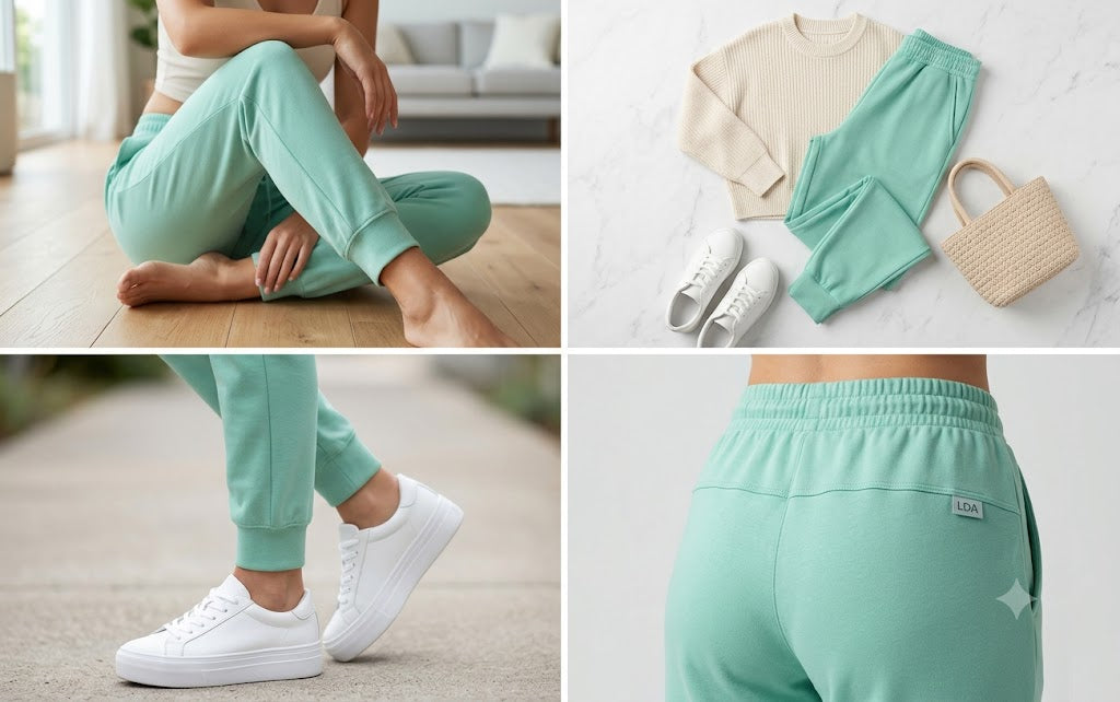 JOGGER DAMA VERDE MENTA M