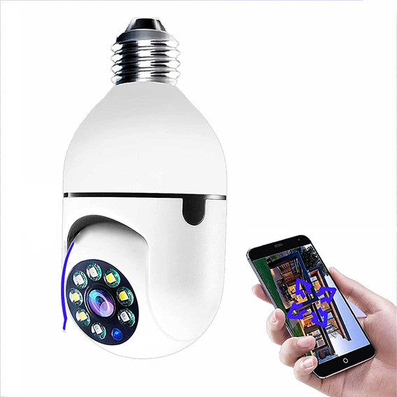 Cúpula/Cámara IP Robótica Bombillo Wifi 360° - Oferta 2x1 (Paga 1 Lleva 2)