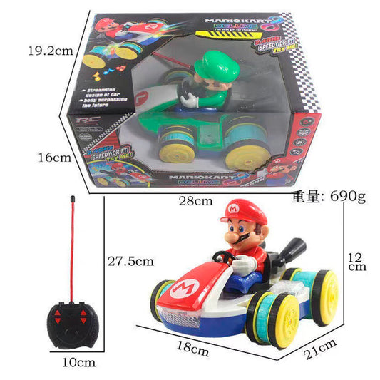 Carro Control Remoto Mario Kart Con Luce