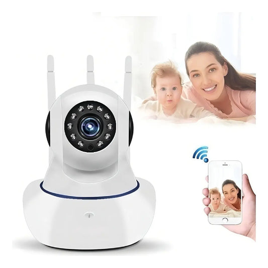 Cámara Robótica WiFi 3 Antenas Full HD 1080P